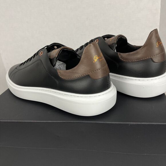 GoodMan Mens Sneakers 10 Legend London Black Italy Leather Shoes Good Man - Picture 10 of 12